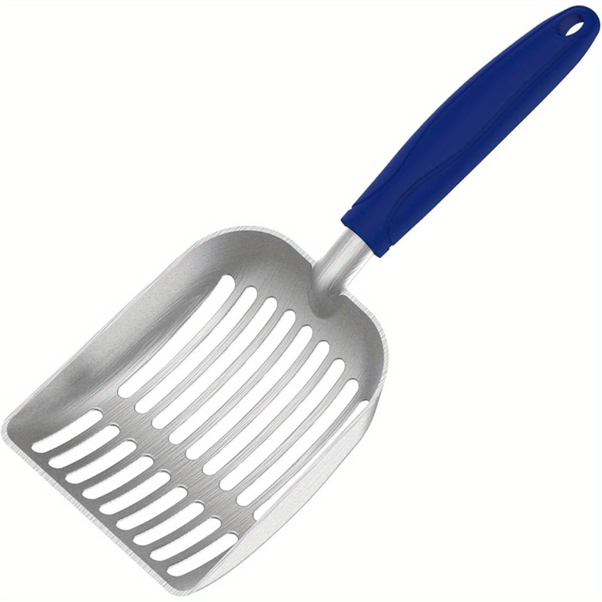 Durable Cat Litter Scoop with Long Handle Aluminum Alloy Sifter for Easy Poop Cleaning