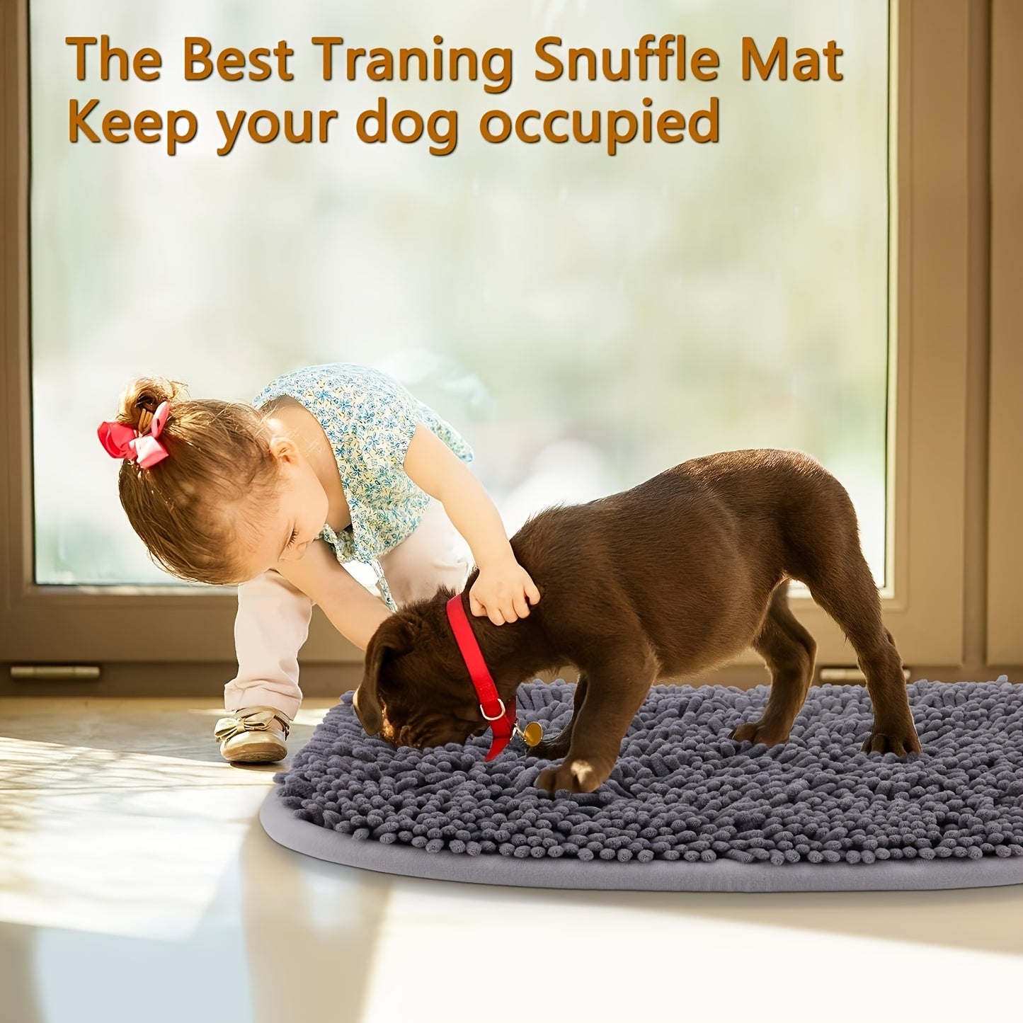 Snuffle Mat For Dogs 17 Inch X 21 Inch Interactive Feeding Game Puzzle Toy For All Dogs