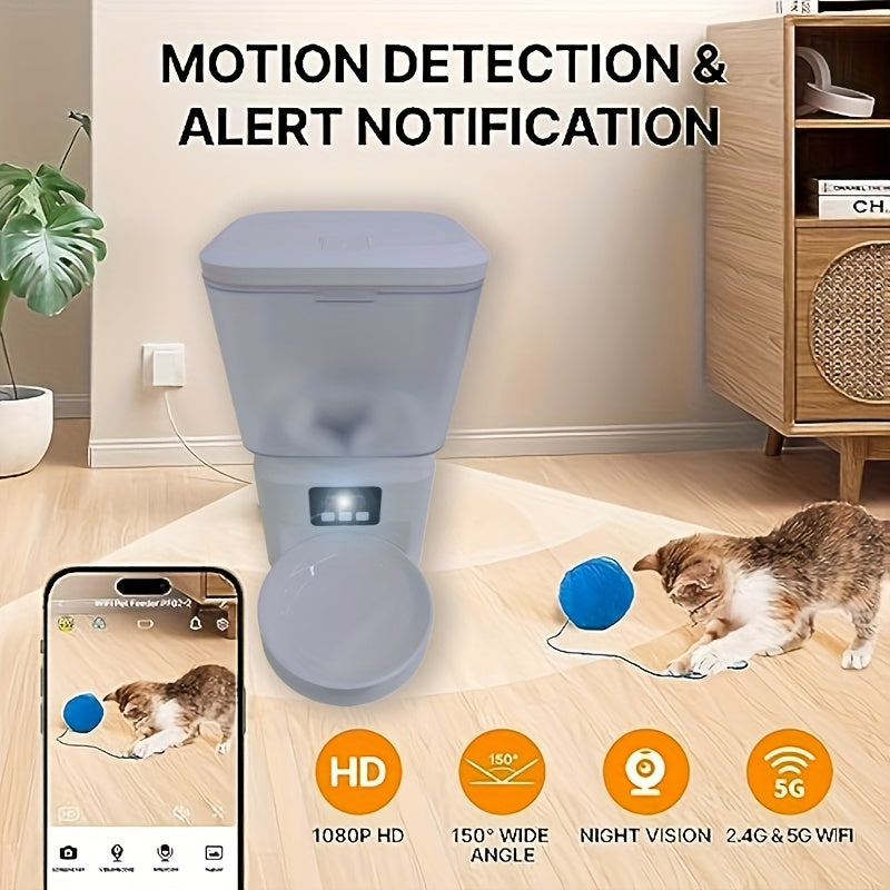 RCA 1.59Gal Smart Automatic Pet Feeder With WiFi App