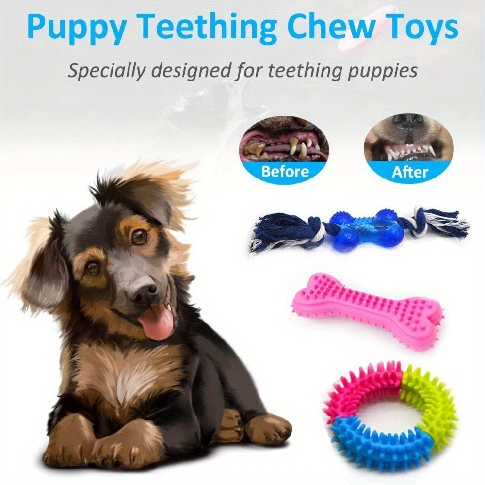 Durable Dog Chew Toys For All Breed Sizes Fabric Rope Tug