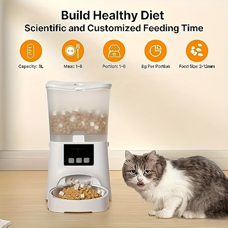 RCA 1.59Gal Smart Automatic Pet Feeder With WiFi App
