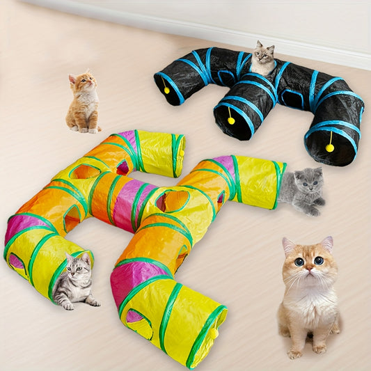 Large Cat Tunnel Foldable Playground Heavy Duty Polyester