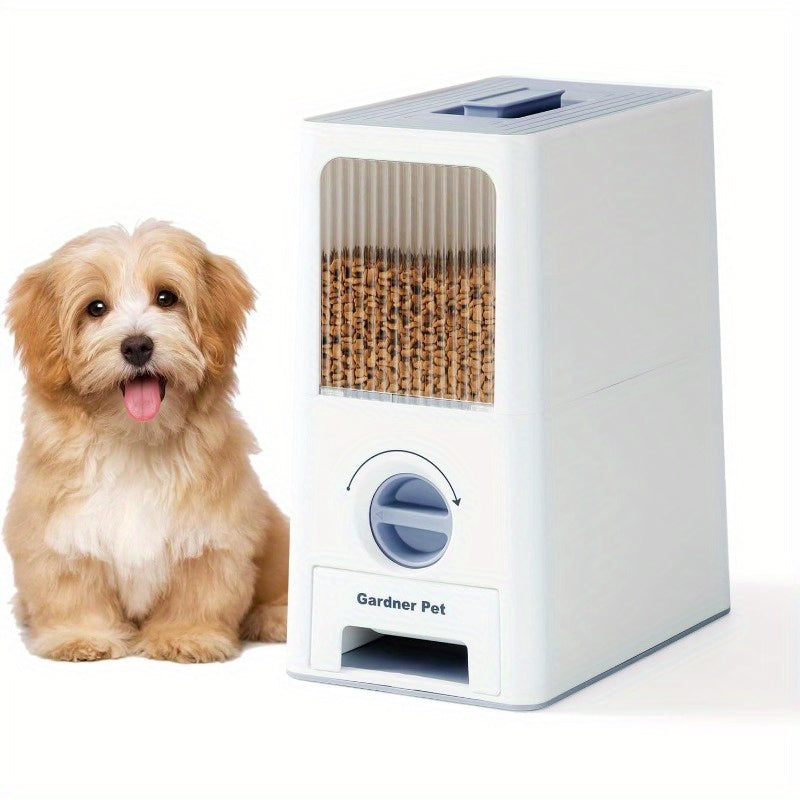 Gardner Pet Large Dog Food Container With Slide Out Bowl