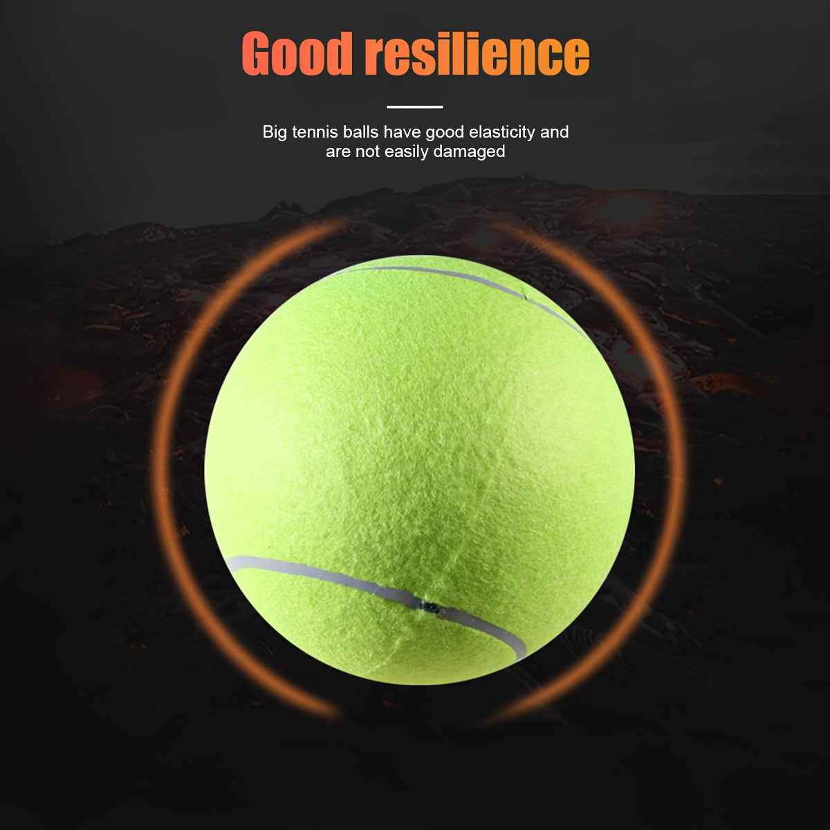 Extra Large Tennis Dog Ball 9.5 Inch Four Pack Chew Toy