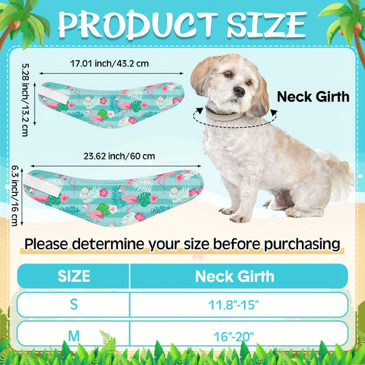 20 Pack Dog Cooling Bandanas Quick Dry Adjustable Neck Wraps for Small Medium Dogs