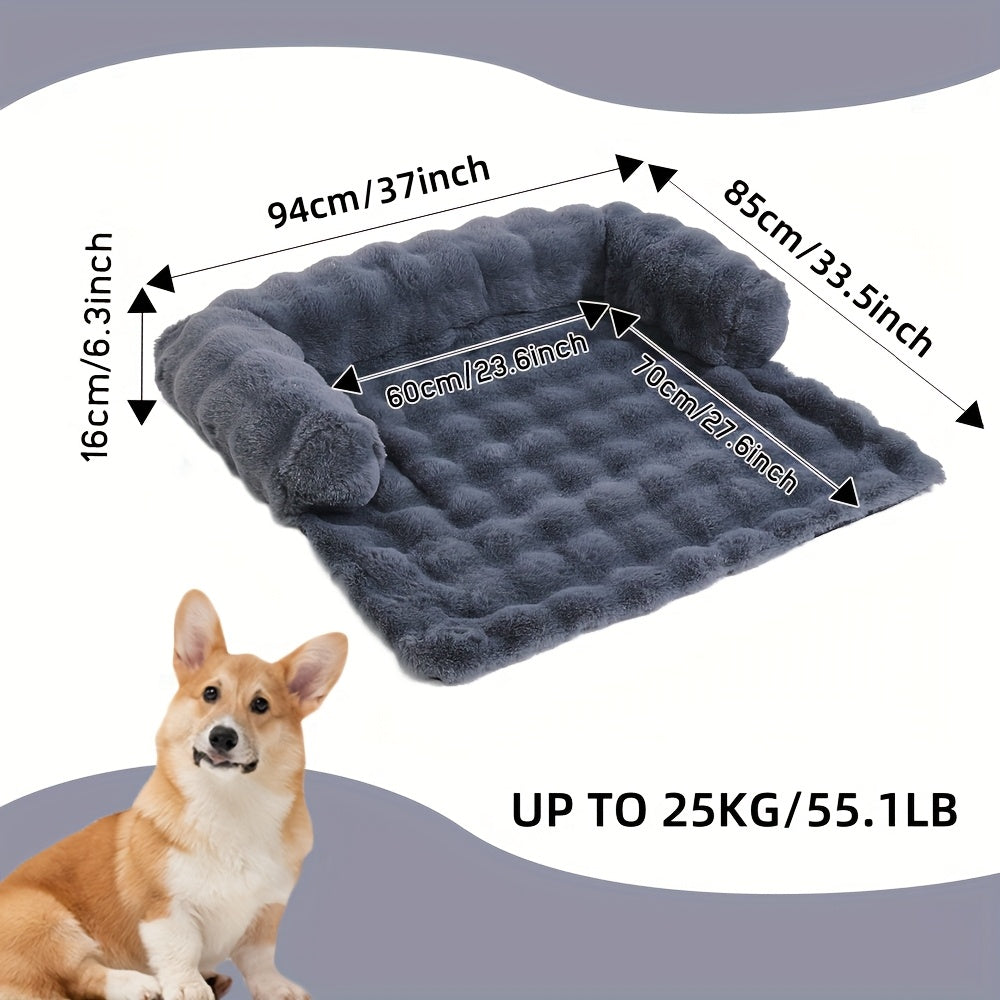 Kepeak Dark Gray Pet Sofa Bed For Small To Medium Dogs