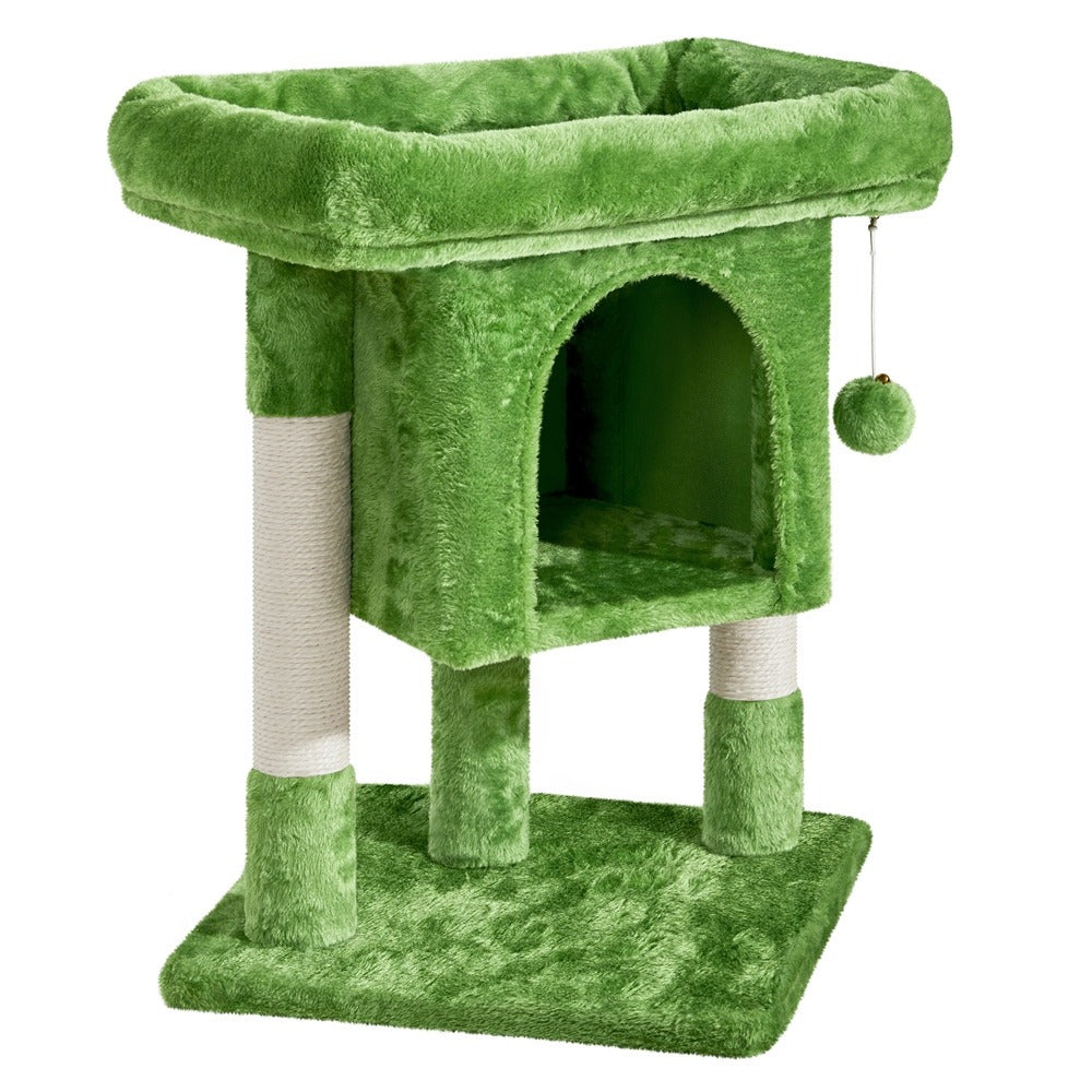 Costoffs 23.5 Inch Cat Tree Tower with Cozy Condo and Sisal Scratching Posts for Indoor Cats