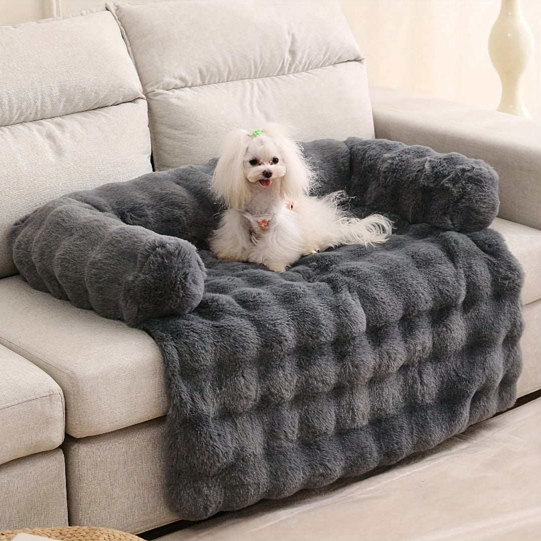 Kepeak Dark Gray Pet Sofa Bed For Small To Medium Dogs