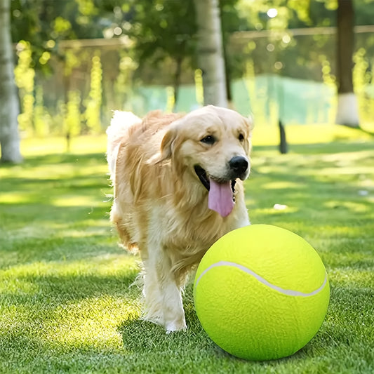 Extra Large Tennis Dog Ball 9.5 Inch Four Pack Chew Toy