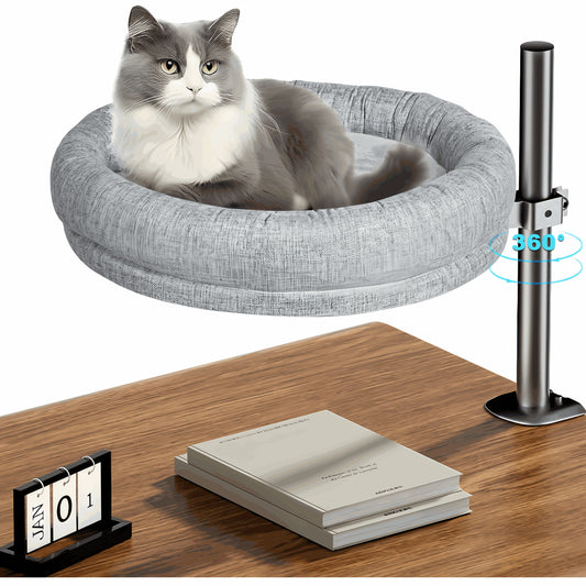 Installed Desktop Cat Bed for Home Offices and Apartments Comfortable Cat Furniture Accessory
