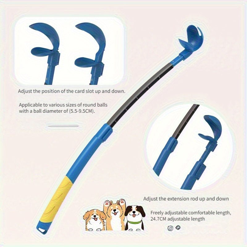 Two To Three Pack Dog Ball Launcher With Chew Proof Balls