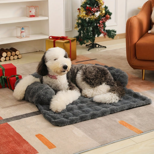 Kepeak Dark Gray Pet Sofa Bed For Small To Medium Dogs