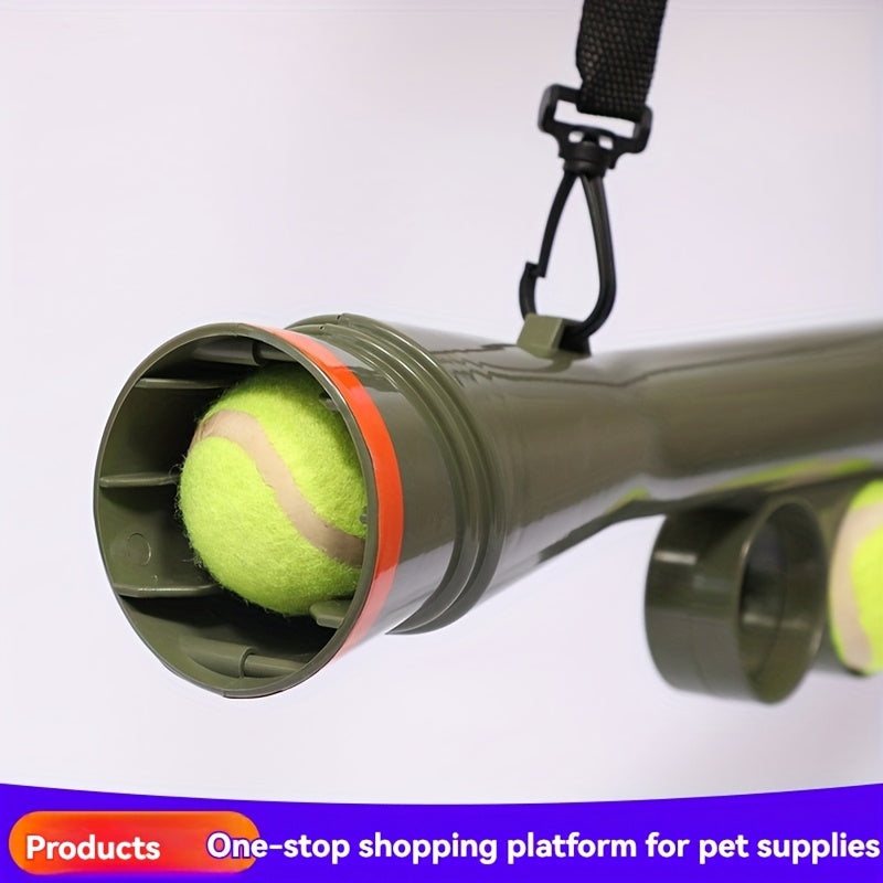 Manual Dog Ball Launcher No Batteries Long Range Outdoor