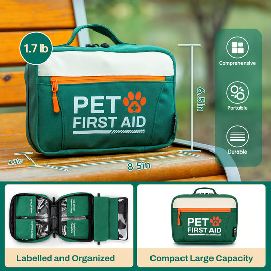 Rhino Rescue Pet First Aid Kit For Dogs And Cats Emergency