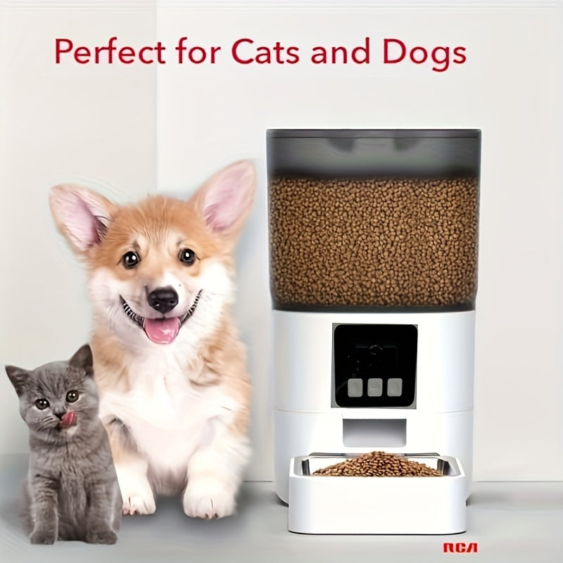 RCA 1.59Gal Smart Automatic Pet Feeder With WiFi App