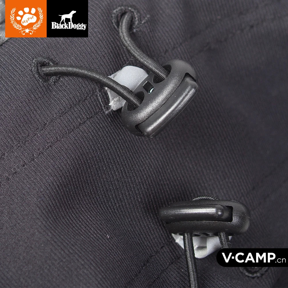 Winter Dog Jacket Waterproof Warm Coat With Reflective Trim And Leash Slot