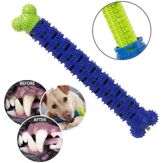 Puppy Brush Dog Toothbrush Chew Toy Molar Stick for Pet Teeth Cleaning and Massaging Dogs