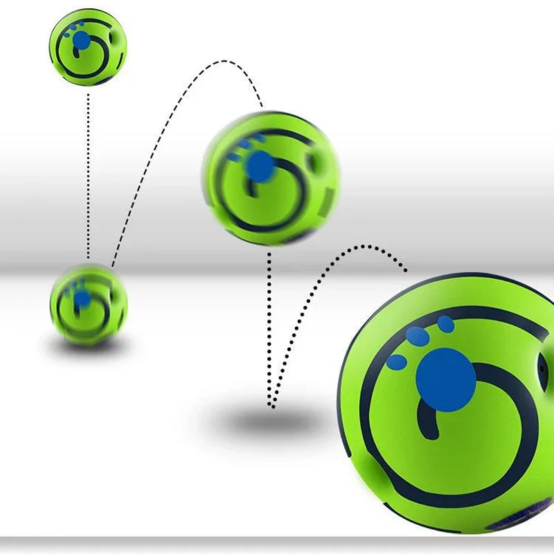 Wobble Wag Giggle Ball Dog Toy With Fun Rolling Sounds