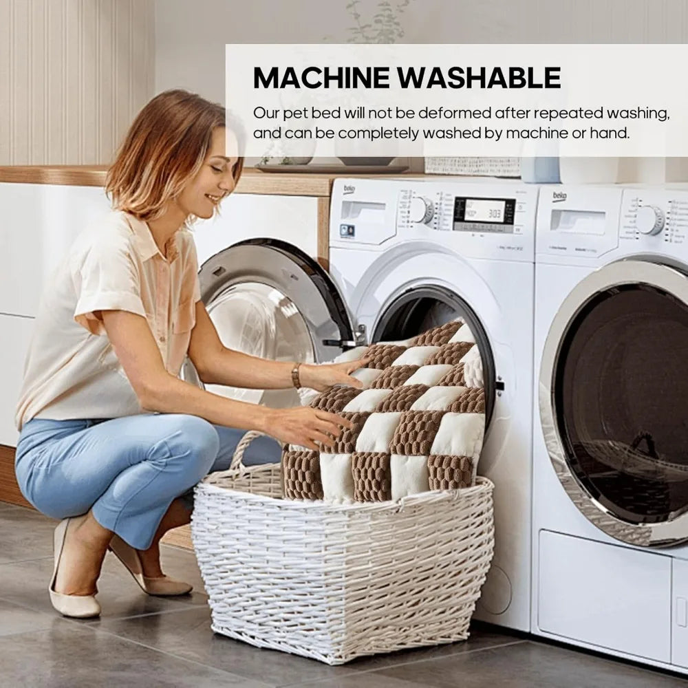 DAFIFY Thick Flannel Dog Couch Bed Cover Washable Non Slip Sofa Protector