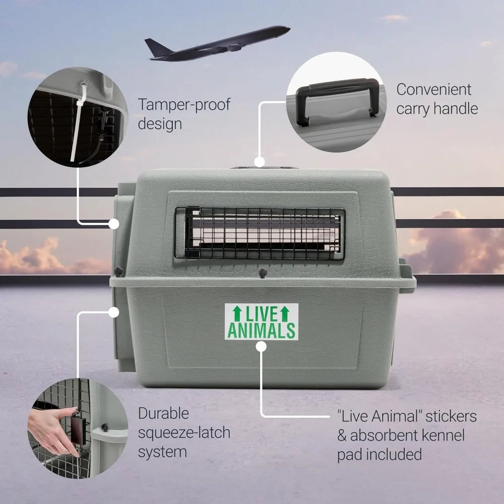 Petmate Sky Kennel Airline Approved Dog Crate Travel Ready