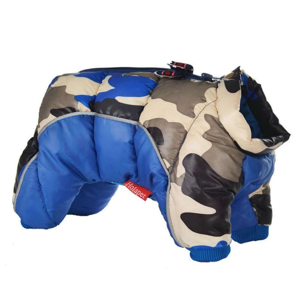 Autumn Winter Padded Dog Coat Jacket Reflective Waterproof