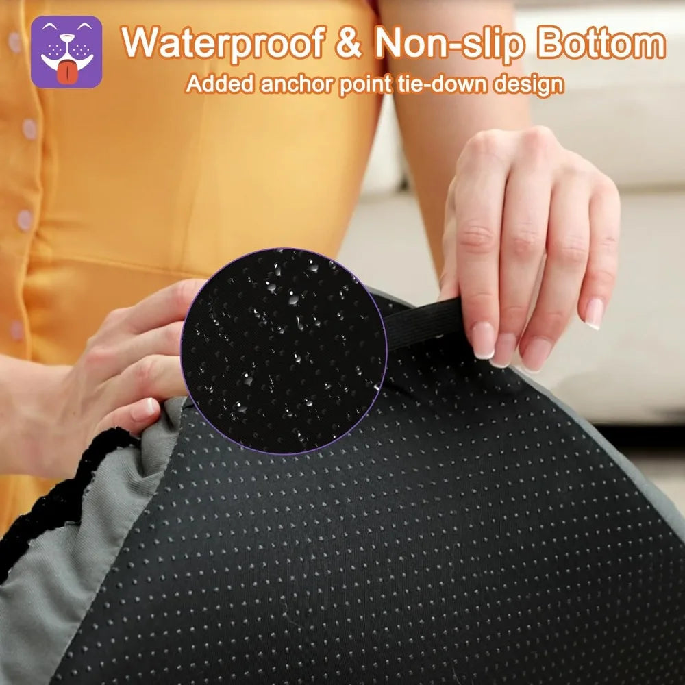 Deluxe Washable XXL Dog Bed Crate Mat 48 Inch Anti Slip for Large Dogs