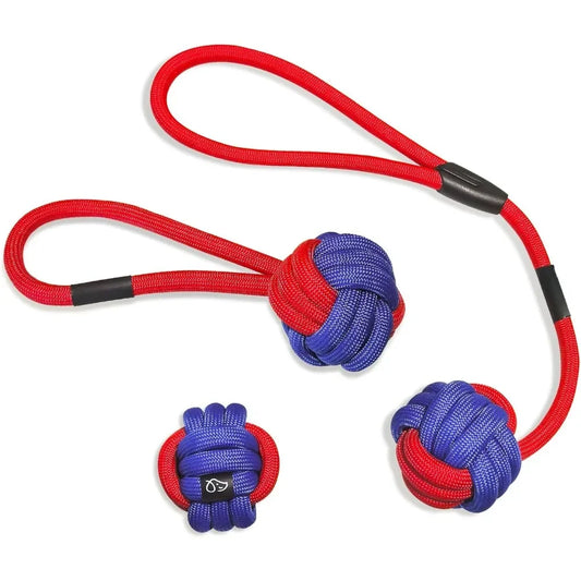 Rope Dog Toys for Small and Medium Dogs Interactive Tug of War Chew Toys for Aggressive Chewers