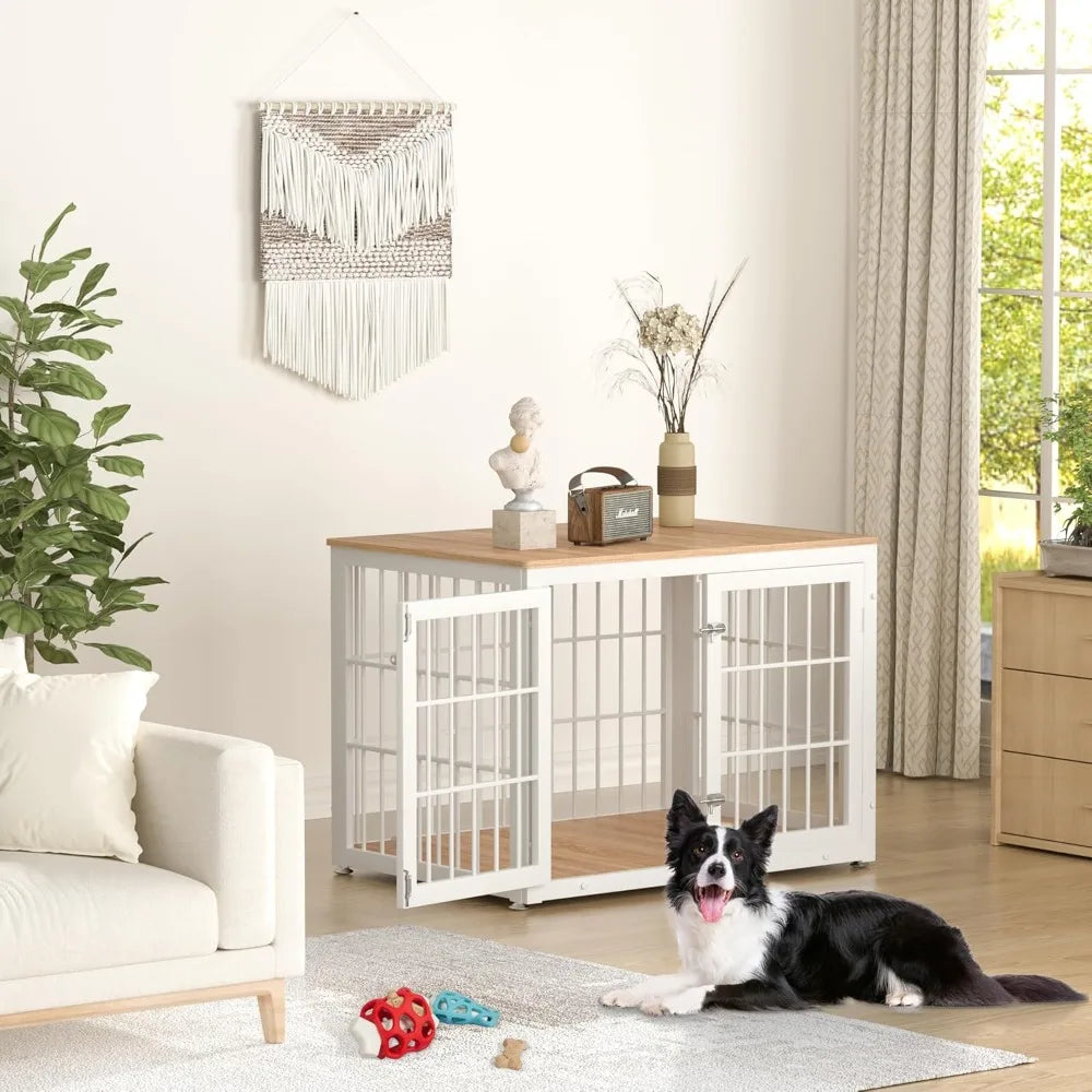 38 Inch Heavy Duty Dog Crate End Table Furniture for Dogs