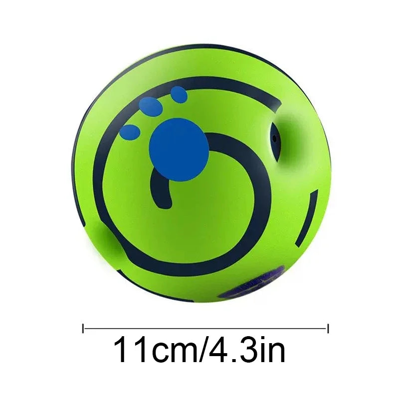 Wobble Wag Giggle Ball Dog Toy With Fun Rolling Sounds