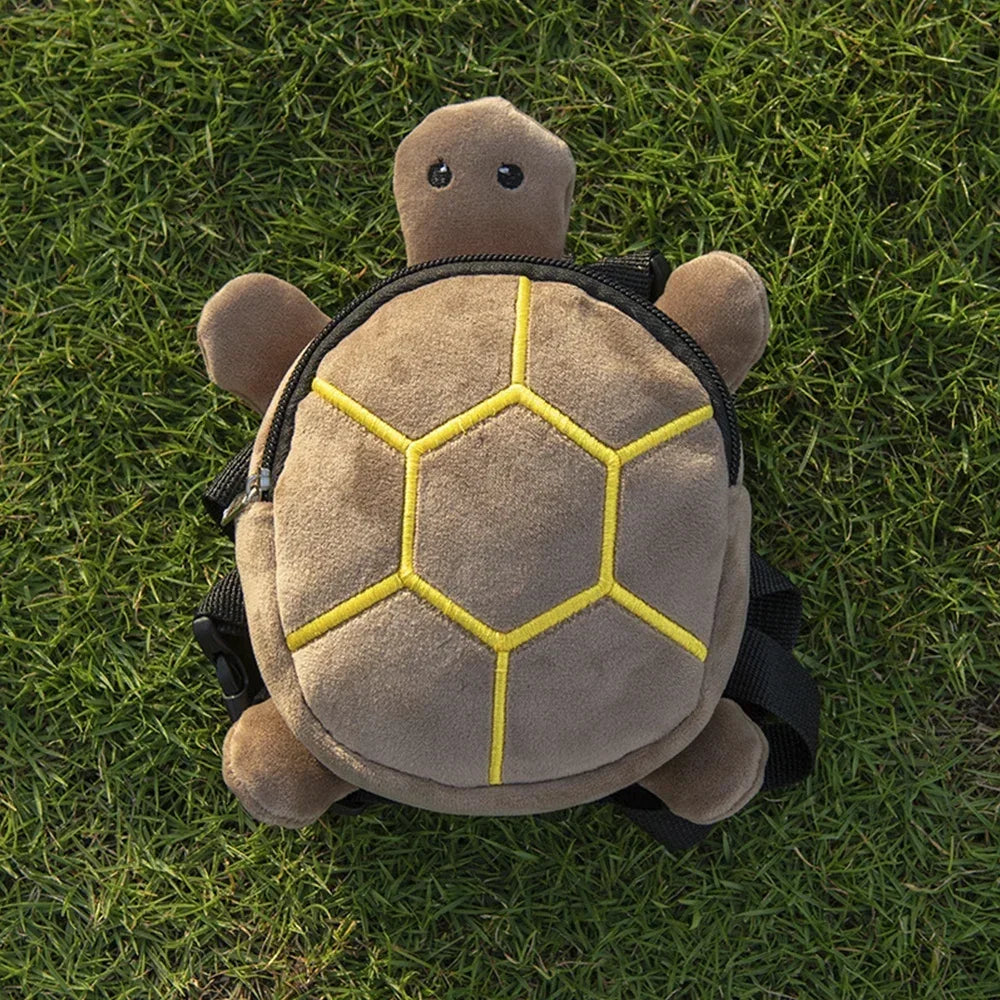 Turtle Shape Puppy School Bag Dog Backpack Snack Bag