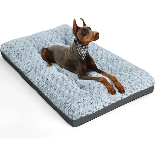 Deluxe Washable XXL Dog Bed Crate Mat 48 Inch Anti Slip for Large Dogs