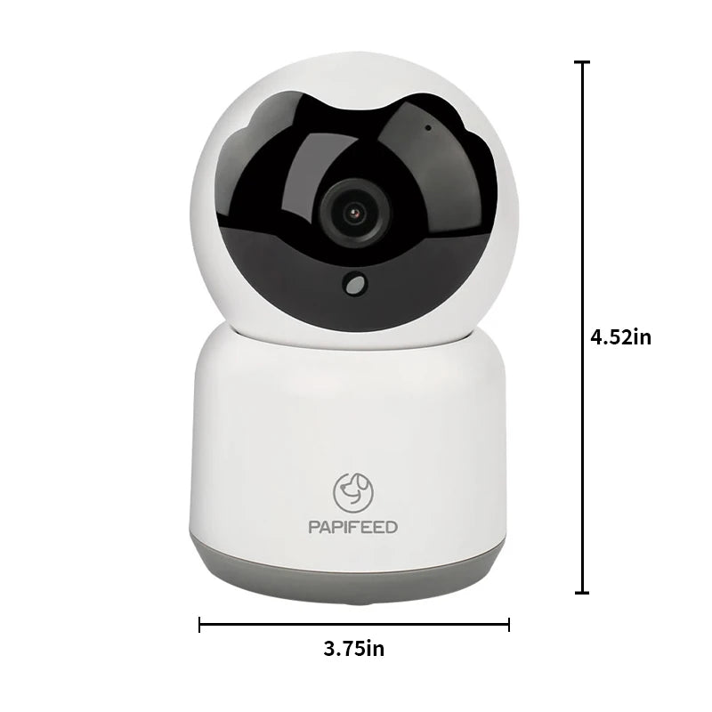 PAPIFEED Pet Feeding Monitor Wifi Remote Cat Camera 360 1080P