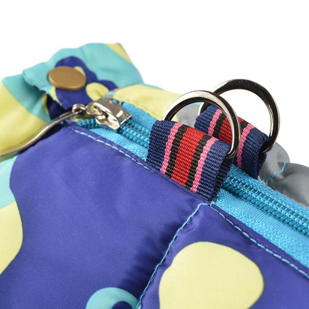 Autumn Winter Padded Dog Coat Jacket Reflective Waterproof