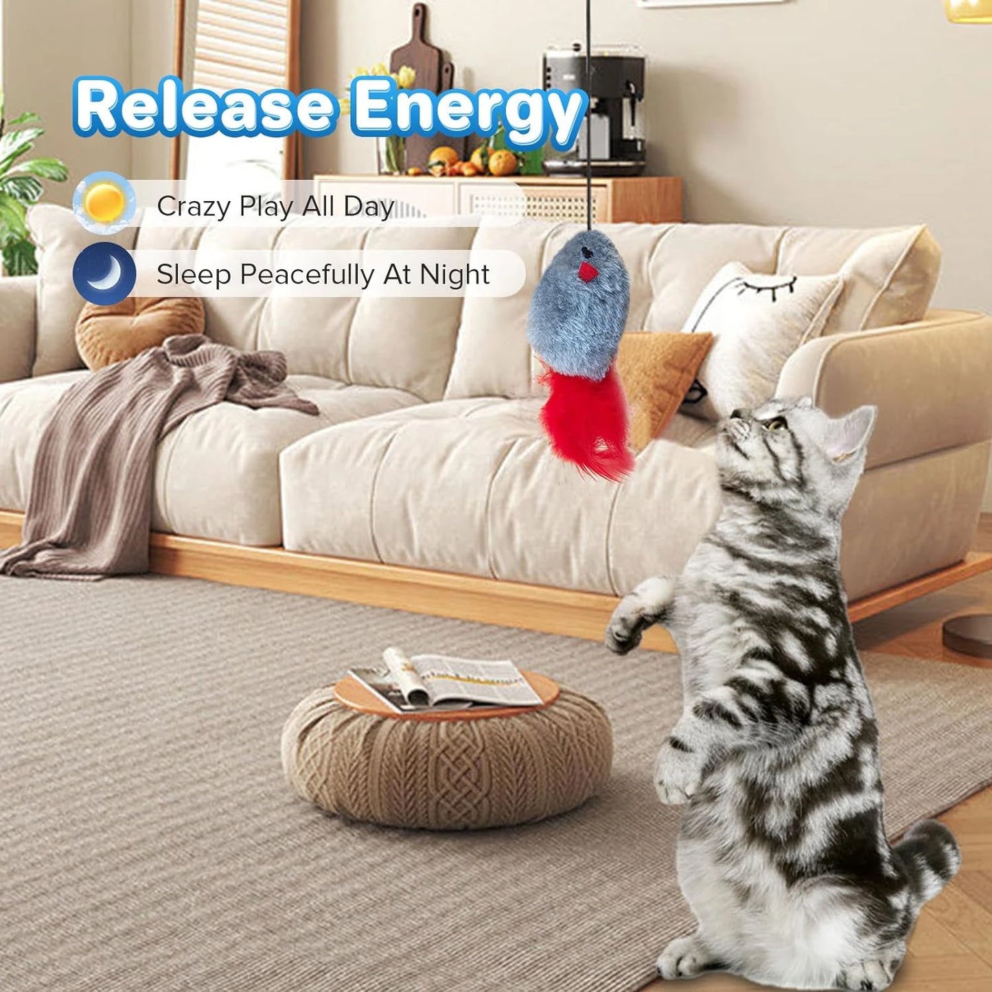 Exciting Cat Toy Set for Interactive Fun and Endless Entertainment for All Breeds