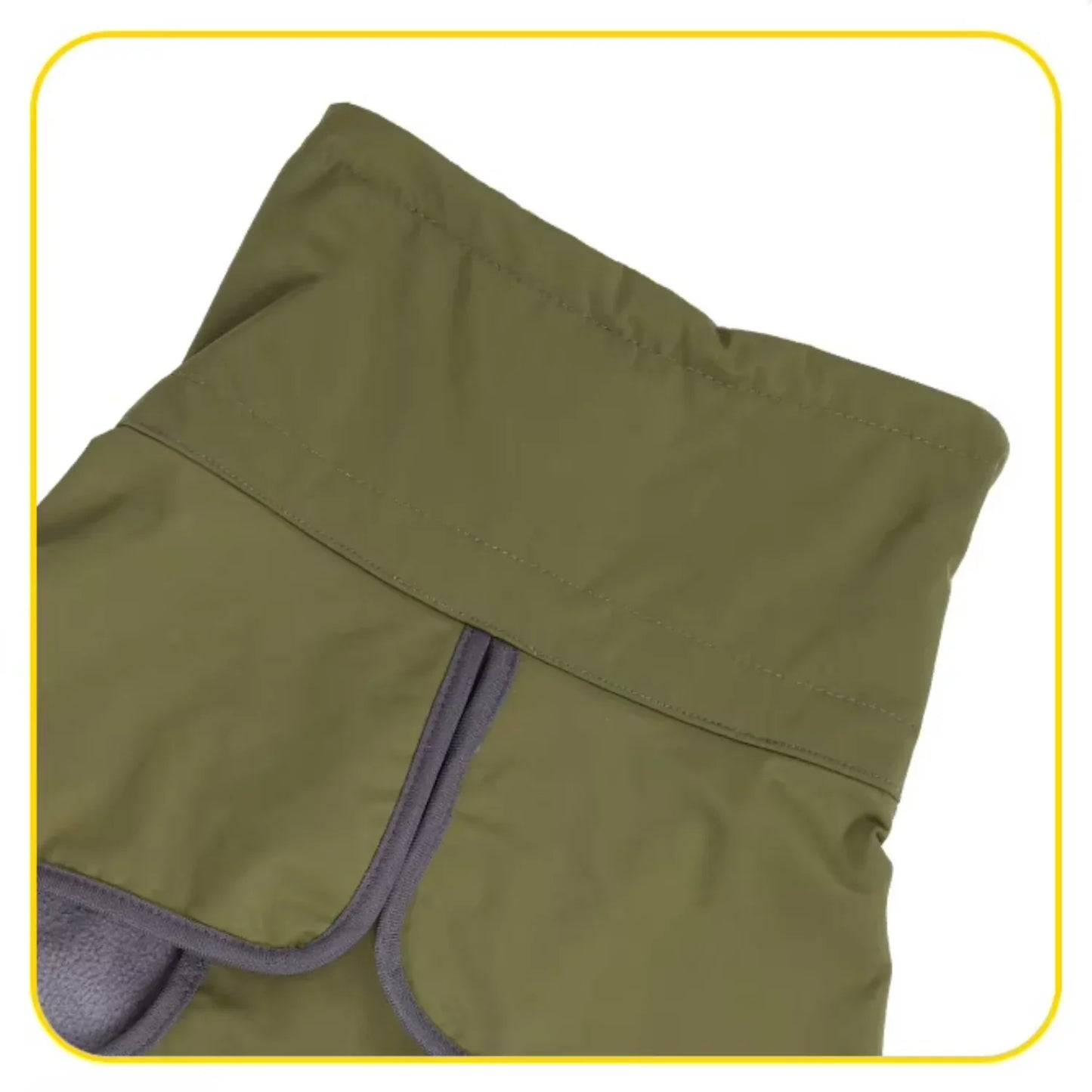 Windproof Dog Raincoat Jacket Warm Winter Coat For Pets