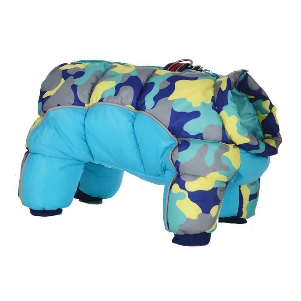 Autumn Winter Padded Dog Coat Jacket Reflective Waterproof