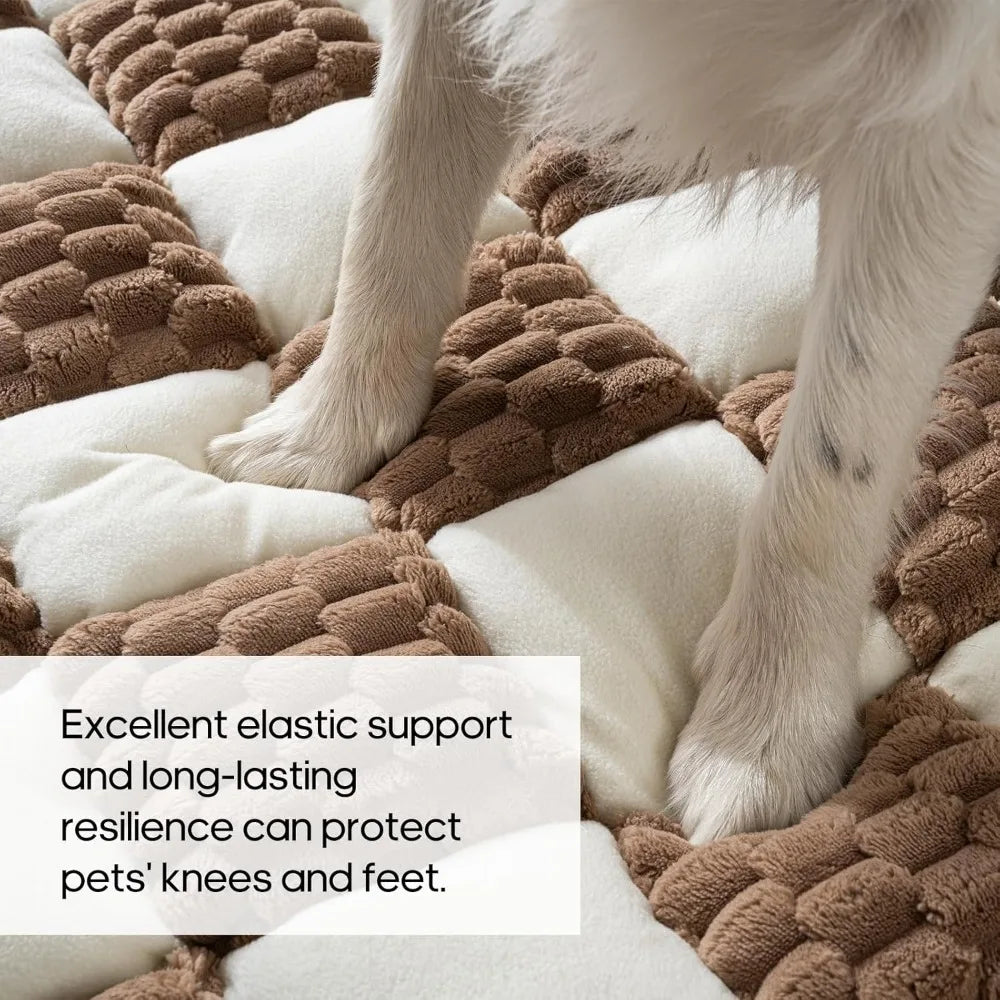 DAFIFY Thick Flannel Dog Couch Bed Cover Washable Non Slip Sofa Protector