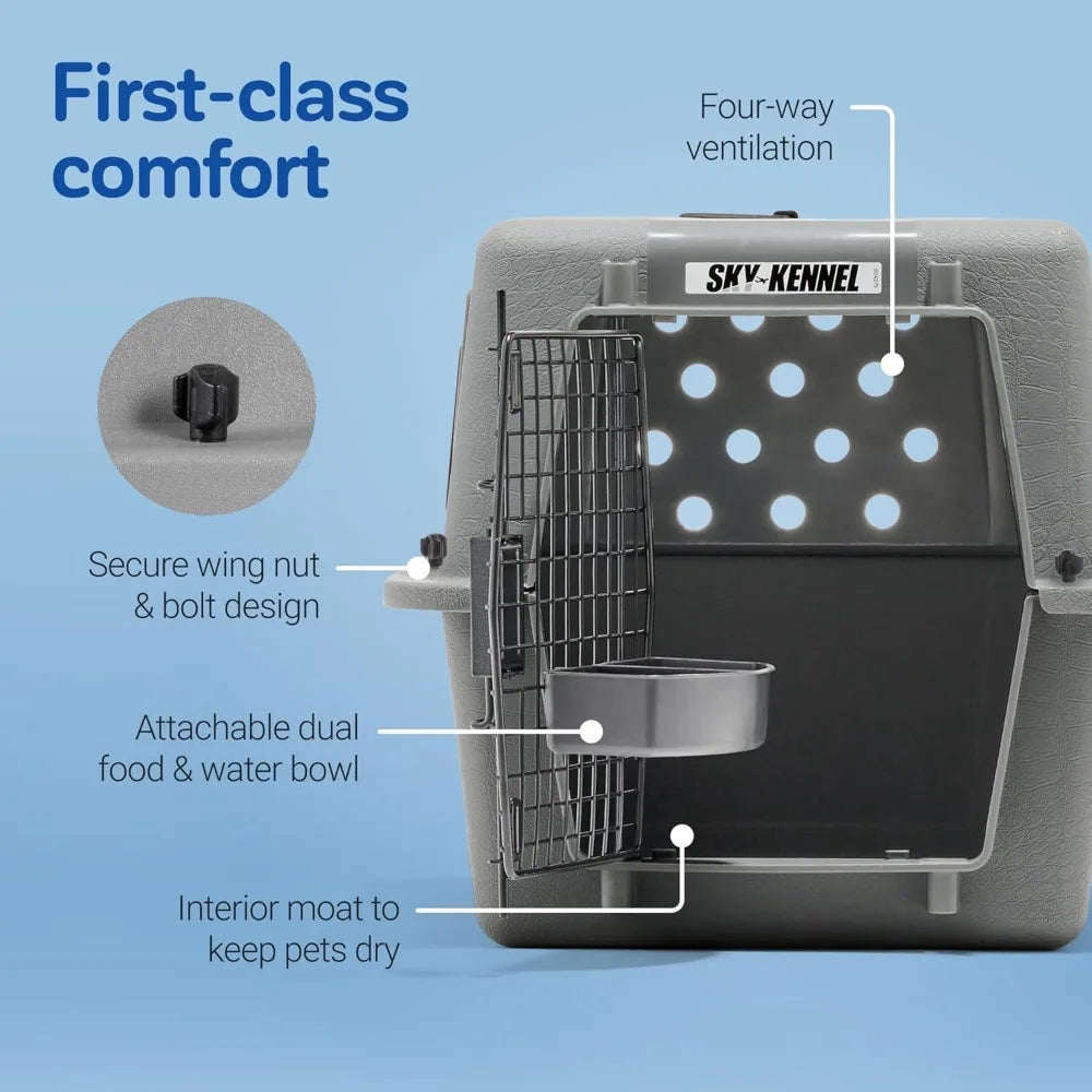 Petmate Sky Kennel Airline Approved Dog Crate Travel Ready