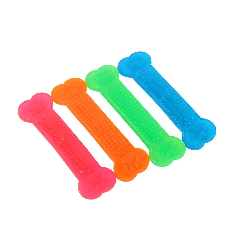 Durable Rubber Bone Dog Chew Toy For Aggressive Chewers