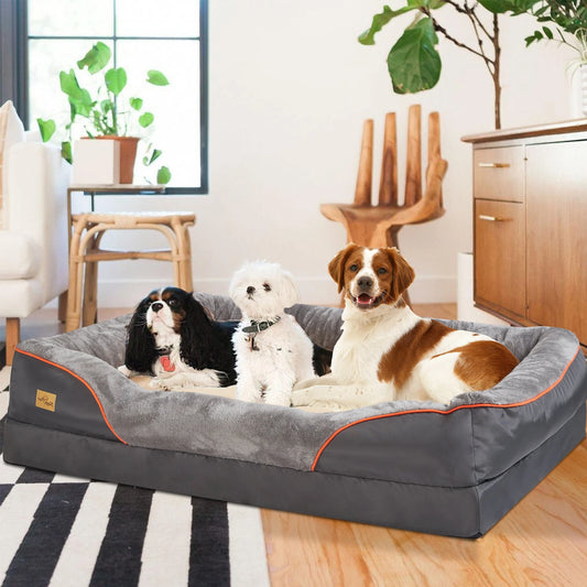 L XL 2XL 3XL Dog Bed Super Soft Orthopedic Foam Pet Bed for Ultimate Comfort