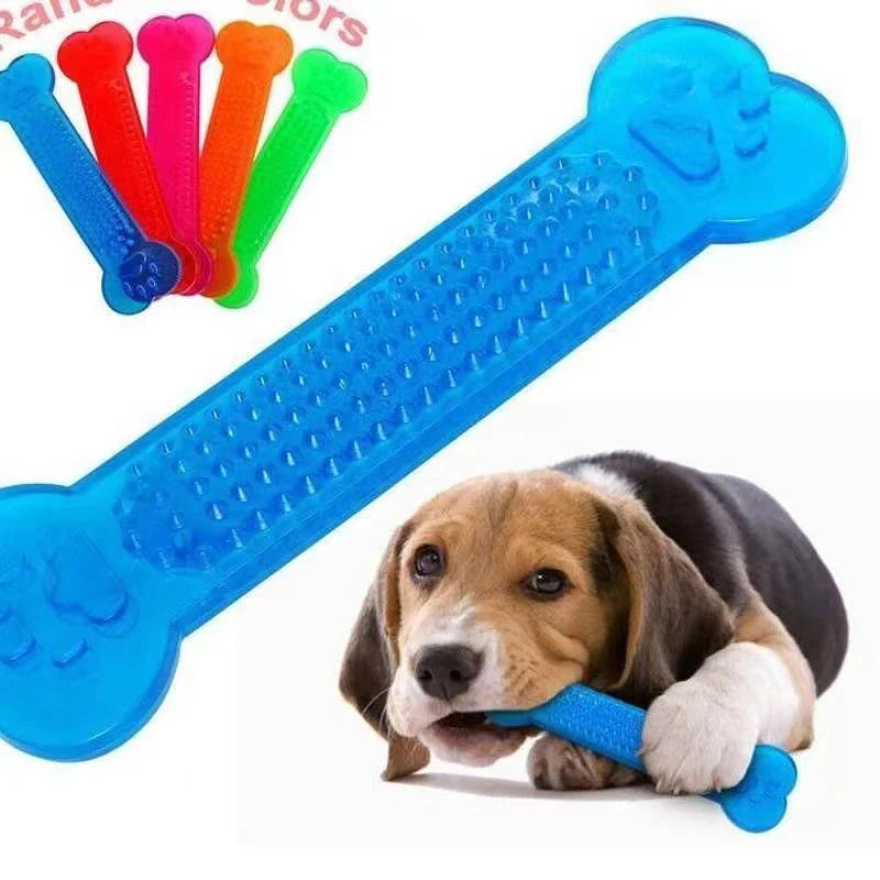 Durable Rubber Bone Dog Chew Toy For Aggressive Chewers