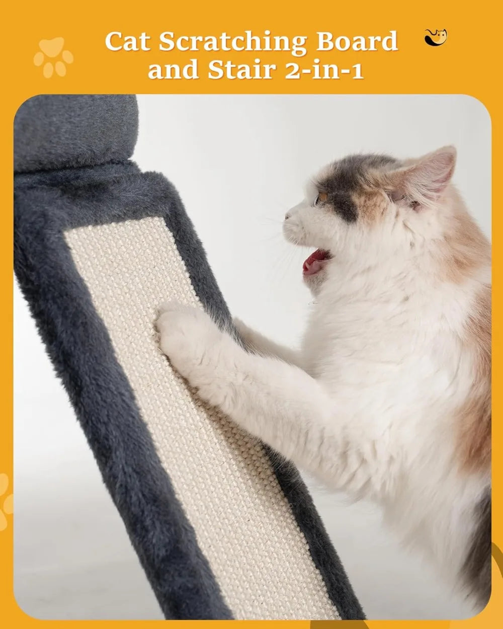 14 Inch Cat Tree Tower With Scratching Post And Perch Bed