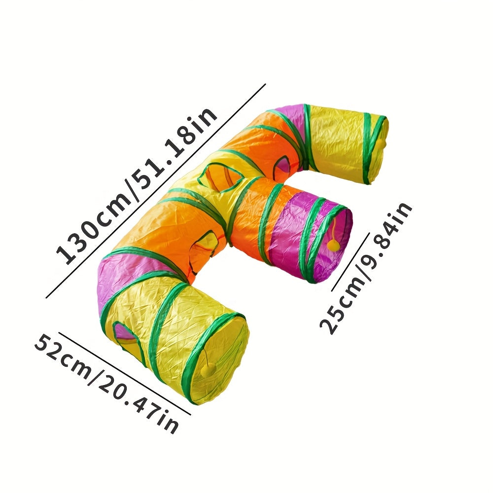 Large Cat Tunnel Foldable Playground Heavy Duty Polyester