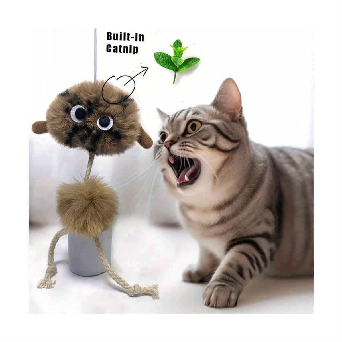 3 Pack Interactive Door Hanging Cat Toys For Indoor Cats