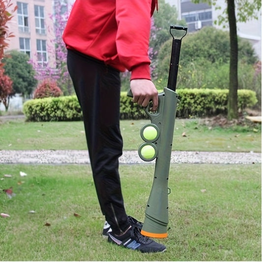 Manual Dog Ball Launcher No Batteries Long Range Outdoor