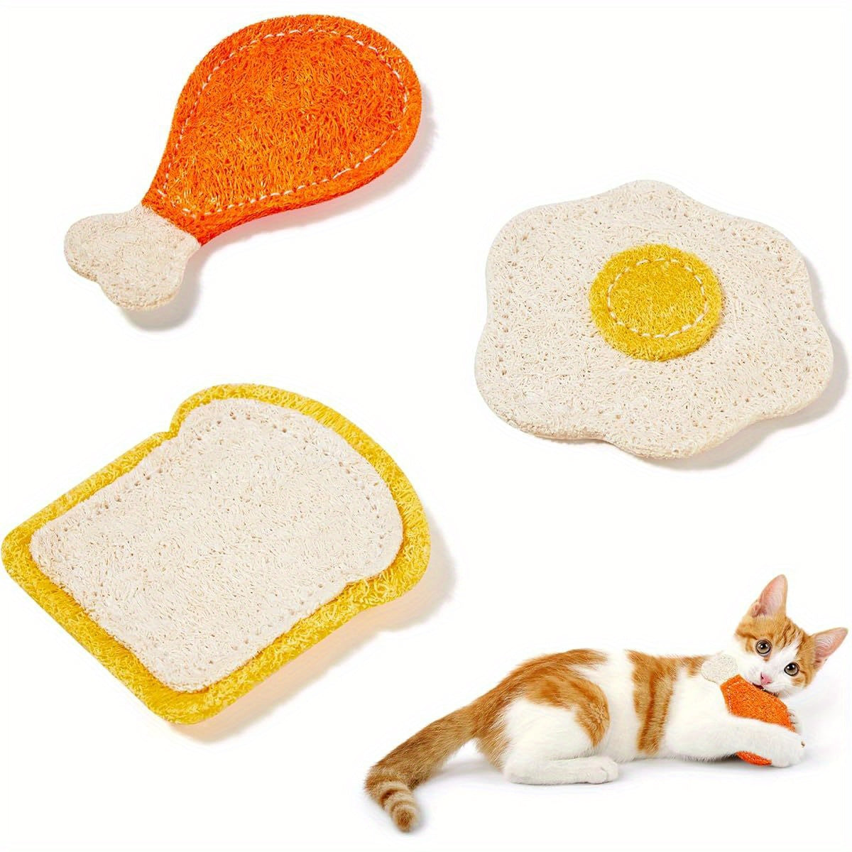 Potaroma Loofah Cat Chew Toys With Natural Herbs Silvervine