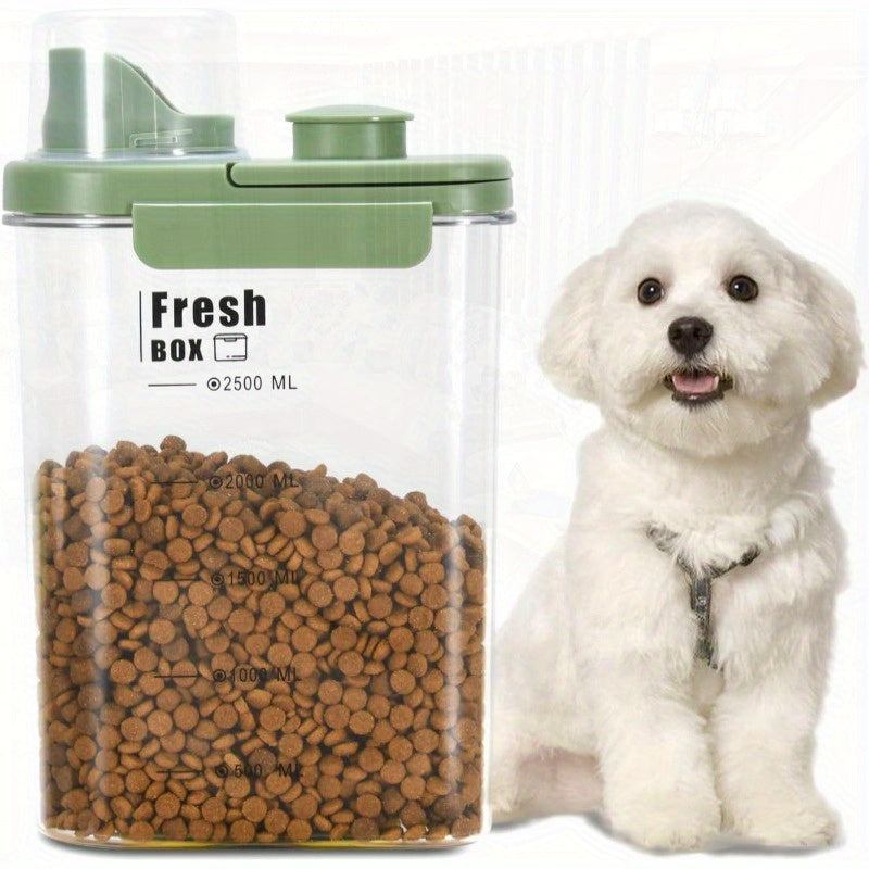 25 Lb Airtight Dog And Cat Food Storage Container With Cup