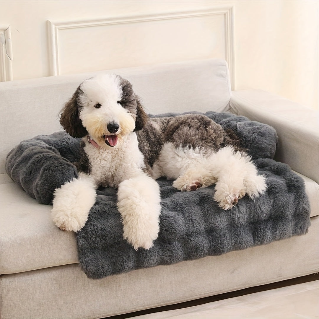 Kepeak Dark Gray Pet Sofa Bed For Small To Medium Dogs