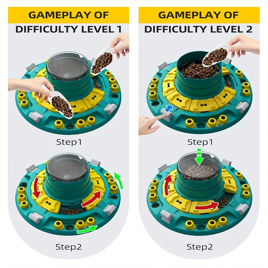 KADTC Advanced Puzzle Toys 4in1 For Smart Dogs Mind Games