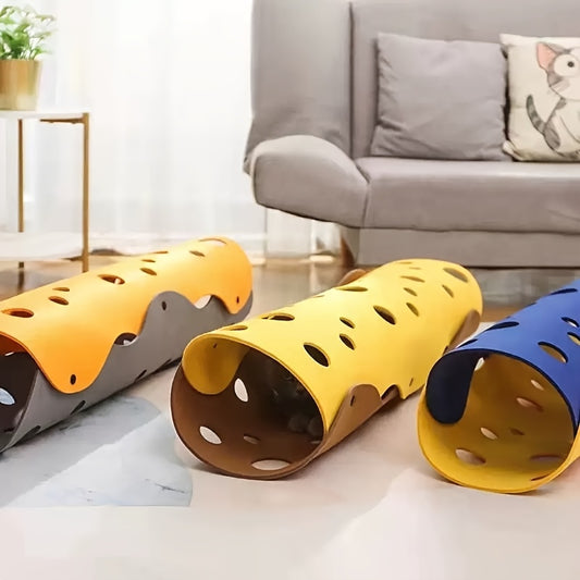 Foldable Cat Tunnel Collapsible Space Saving Playground Cats